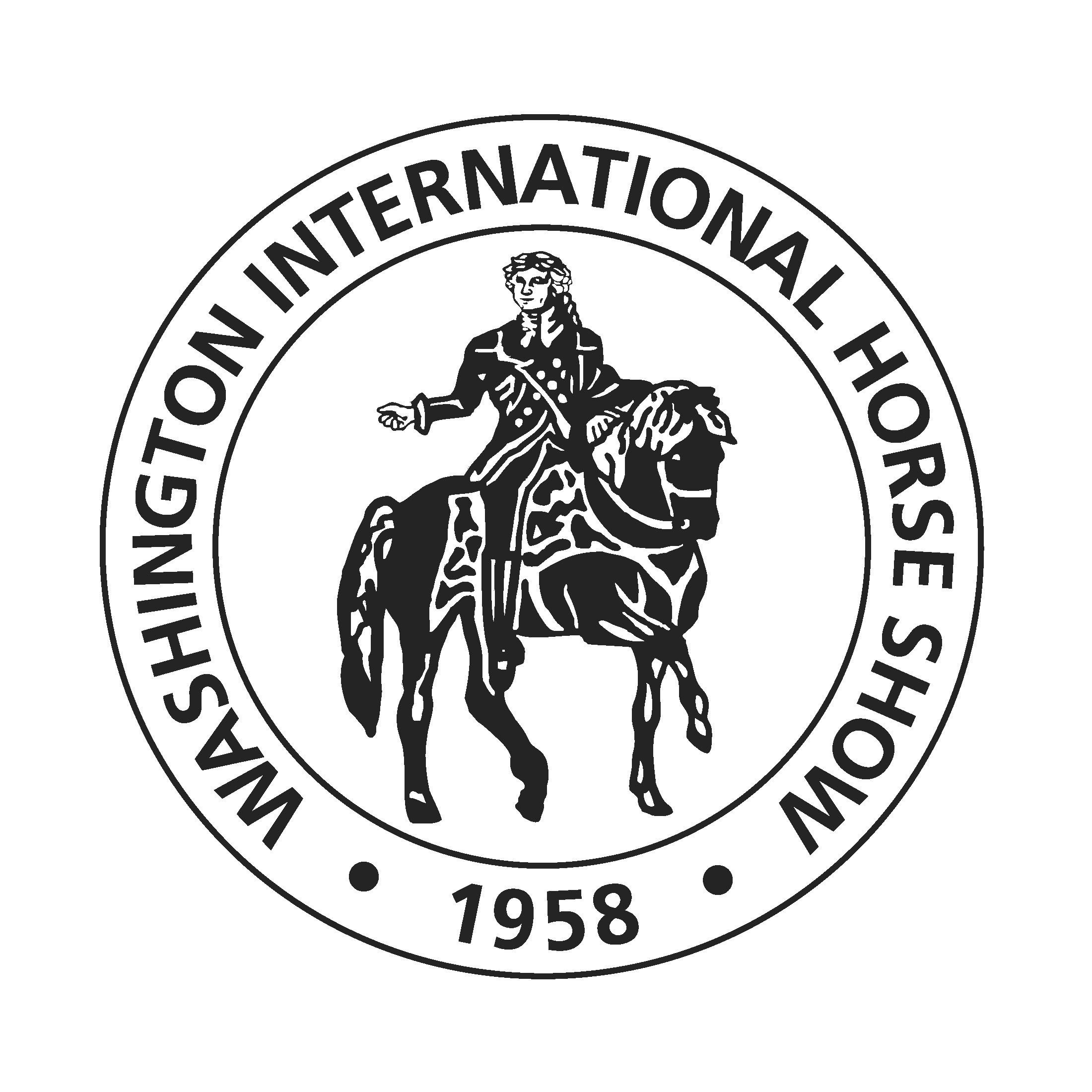 WIHS logo of George Washington on a Horse